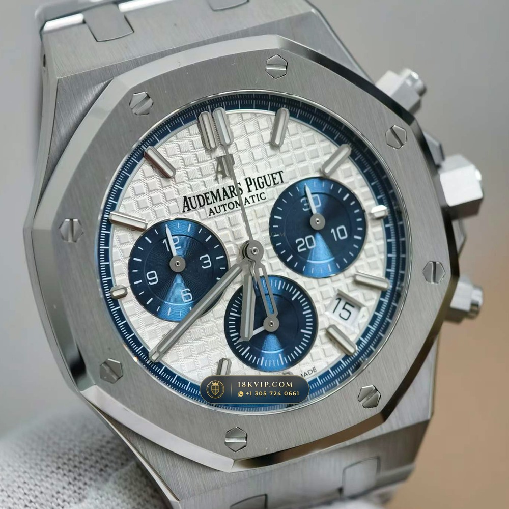 Audemars Piguet Royal Oak Selfwinding Chronograph 38mm Geneva Atelier Spec Ref. 26315ST — Private Vault Edition — Studio Gallery Plate IV in 904L Stainless Steel Custom Architecture (146.6g Verified Mass, Audemars Piguet Cal. 2385 Column-Wheel Chronograph)