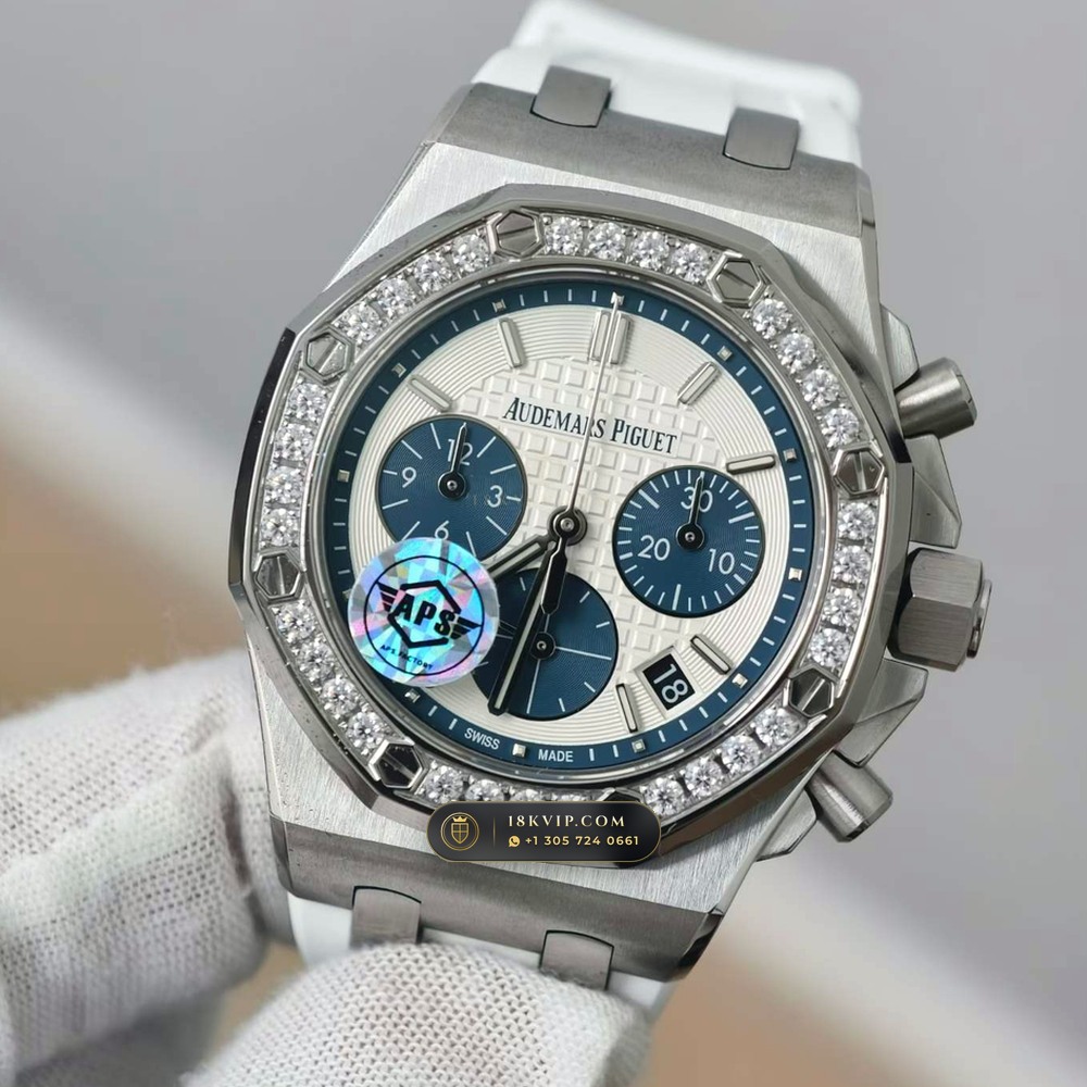Audemars Piguet Royal Oak Selfwinding Chronograph 38mm Ref. 26231ST.ZZ.D010CA.01 — Private Vault Edition — Studio Gallery Plate III in 904L Stainless Steel Custom Architecture (105.4g Verified Mass, Audemars Piguet Cal. 2385 Column-Wheel Chronograph)