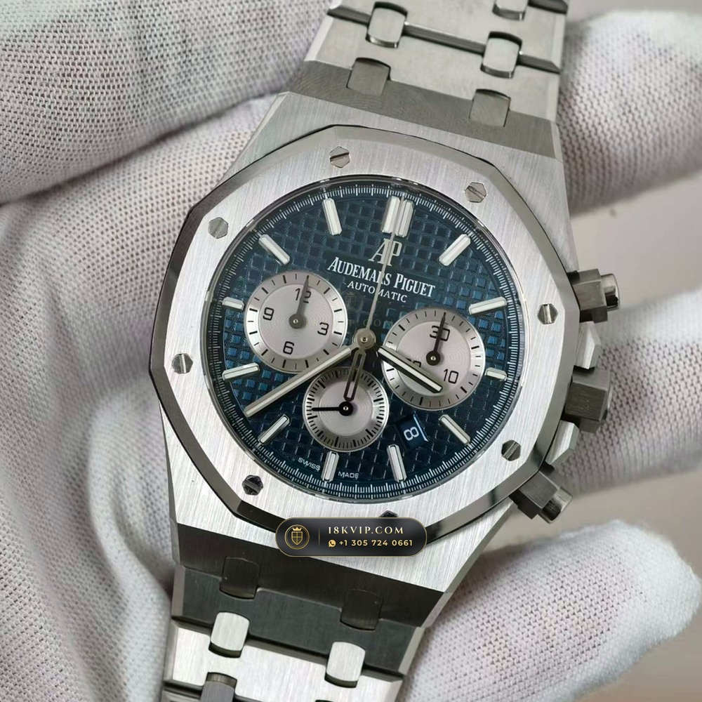Audemars Piguet Royal Oak Selfwinding Chronograph 41mm 5-Axis CNC Case Ref. 26331ST — Private Vault Edition — Studio Gallery Plate III in 904L Stainless Steel Custom Architecture (180.3g Verified Mass, Audemars Piguet Cal. 2385 Column-Wheel Chronograph)
