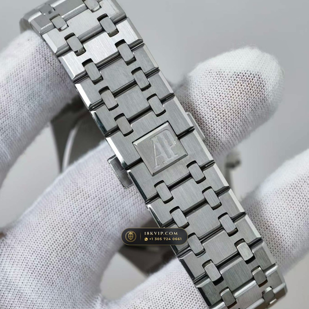 Audemars Piguet Royal Oak Selfwinding Chronograph 41mm 5-Axis CNC Case Ref. 26331ST — Private Vault Edition — Studio Gallery Plate V in 904L Stainless Steel Custom Architecture (180.3g Verified Mass, Audemars Piguet Cal. 2385 Column-Wheel Chronograph)