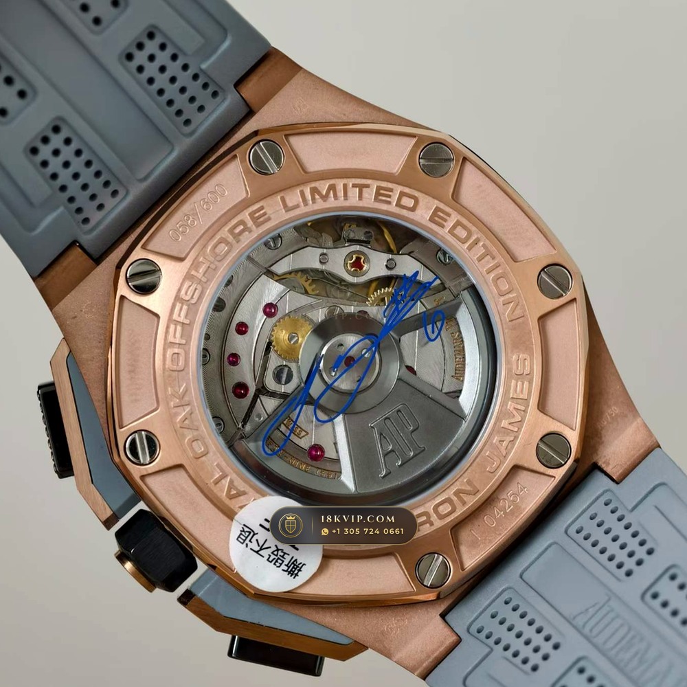 Audemars Piguet Royal Oak Offshore Selfwinding Chronograph 43mm 18K Rose Gold Ref. 26210OI.OO.A109CR.01 — Private Vault Edition — Studio Gallery Plate VII in 18K Rose Gold Au750 (184.5g Verified Mass, Audemars Piguet Cal. 4401 Flyback Chronograph)