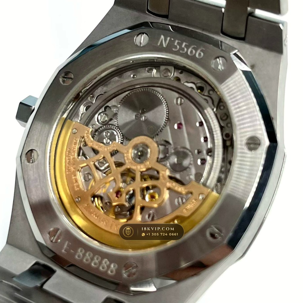 Audemars Piguet Royal Oak Jumbo Extra-Thin 39mm Ref. 15202ST.OO.0944ST.03 — Private Vault Edition — Studio Gallery Plate VIII in 904L Stainless Steel Custom Architecture (103.8g Verified Mass, Audemars Piguet Cal. 2121 Ultra-Thin)