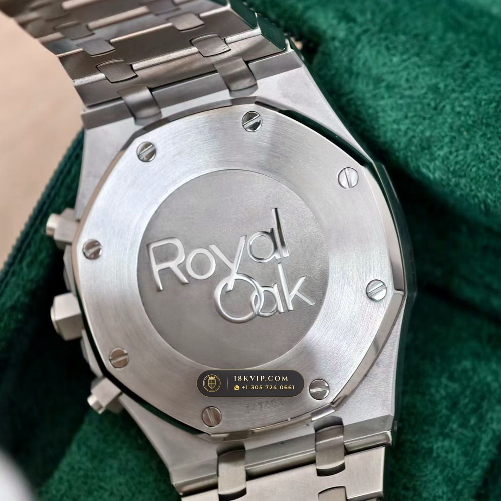 Audemars Piguet Royal Oak Selfwinding Chronograph 41mm Geneva Atelier Spec Ref. 26331ST — Private Vault Edition — Studio Gallery Plate VI in 904L Stainless Steel Custom Architecture (180.4g Verified Mass, Audemars Piguet Cal. 2385 Column-Wheel Chronograph)
