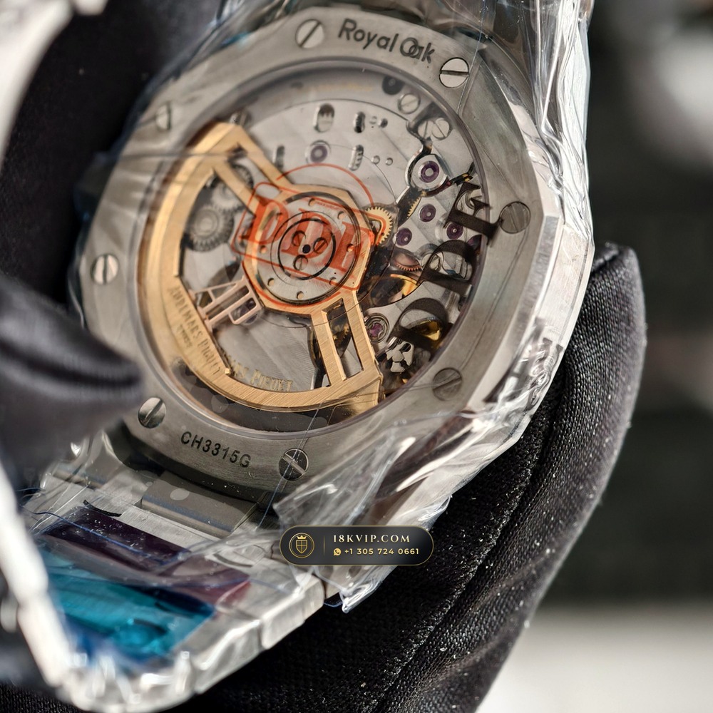 Audemars Piguet Royal Oak Selfwinding 41mm 18K Rose Gold Ref. 15510OR.OO.1320OR.01 — Private Vault Edition — Studio Gallery Plate VIII in 18K Rose Gold Au750 (224.1g Verified Mass, Audemars Piguet Cal. 4302 - 70h Power Reserve)