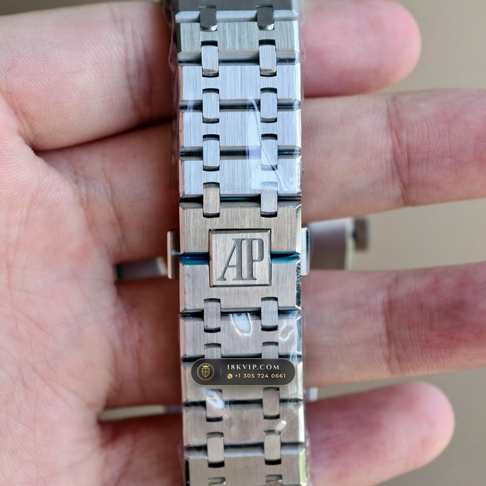 Audemars Piguet Royal Oak Double Balance Wheel Openworked 41mm 22K Gold Rotor 5-Axis CNC Case Ref. 15407ST.OO.1220ST.01 — Private Vault Edition — Studio Gallery Plate VIII in 904L Stainless Steel Custom Architecture (162.0g Verified Mass, Audemars Piguet Cal. 3132 Dual-Balance Openworked)