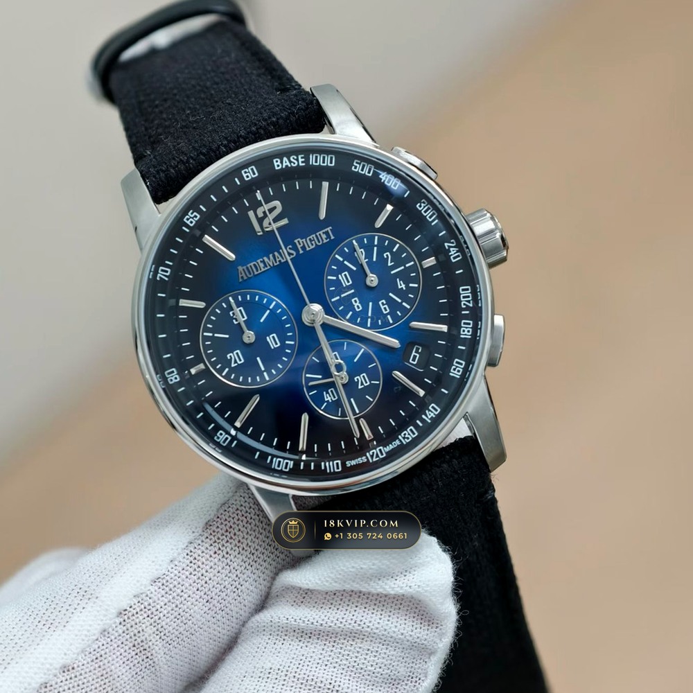 Audemars Piguet Code 11.59 Selfwinding Chronograph 41mm 18K White Gold Ref. 26393BC.OO.A002KB.01 — Private Vault Edition — Studio Gallery Plate II in 18K White Gold Au750 (136.2g Verified Mass, Audemars Piguet Cal. 4401 Flyback Chronograph)