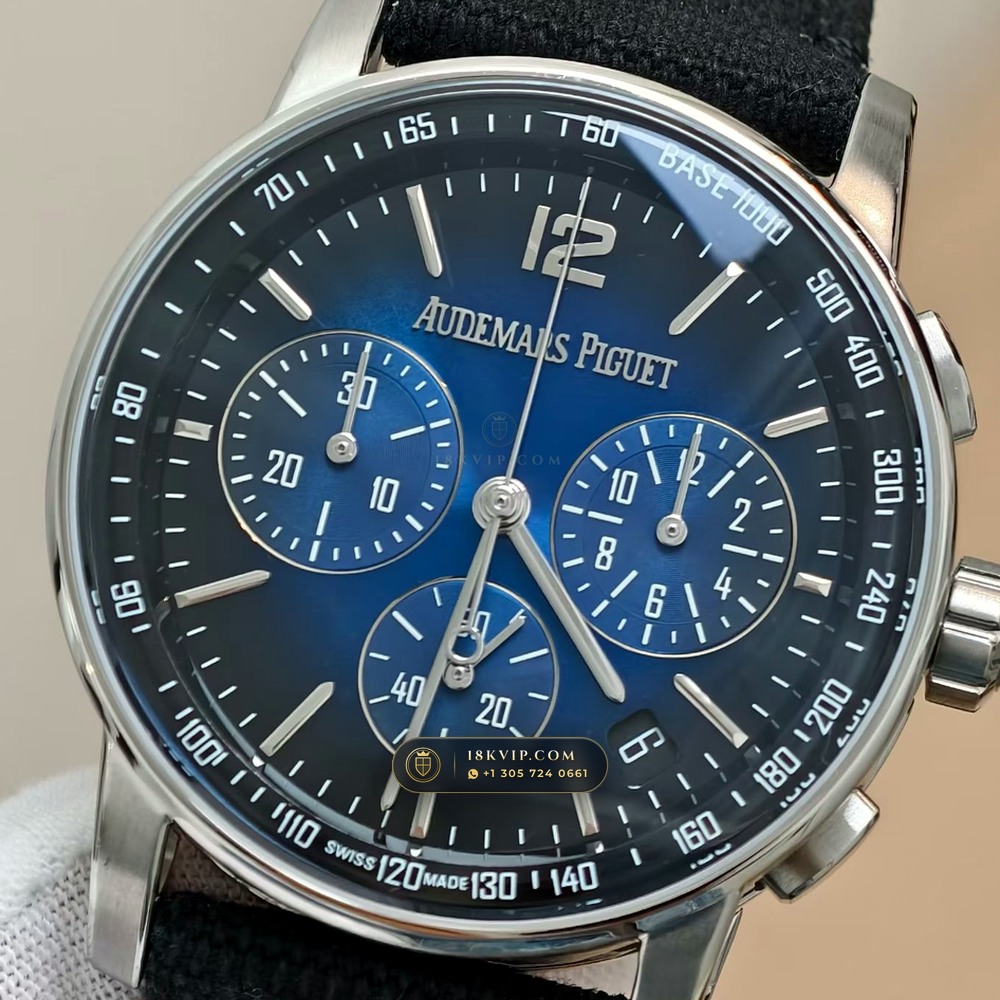 Audemars Piguet Code 11.59 Selfwinding Chronograph 41mm 18K White Gold Ref. 26393BC.OO.A002KB.01 — Private Vault Edition — Studio Gallery Plate IV in 18K White Gold Au750 (136.2g Verified Mass, Audemars Piguet Cal. 4401 Flyback Chronograph)