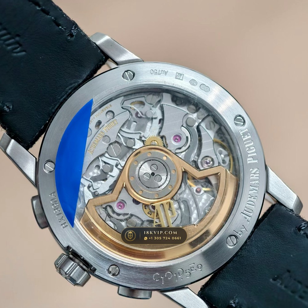 Audemars Piguet Code 11.59 Selfwinding Chronograph 41mm 18K White Gold Ref. 26393BC.OO.A002KB.01 — Private Vault Edition — Studio Gallery Plate VIII in 18K White Gold Au750 (136.2g Verified Mass, Audemars Piguet Cal. 4401 Flyback Chronograph)