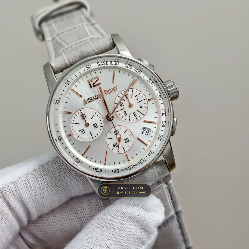 Audemars Piguet Code 11.59 Selfwinding Chronograph 41mm 18K Rose Gold Ref. 26393CR.OO.A009CR.01 — Private Vault Edition — Studio Gallery Plate II in 18K Rose Gold Au750 (136.5g Verified Mass, Audemars Piguet Cal. 4401 Flyback Chronograph)