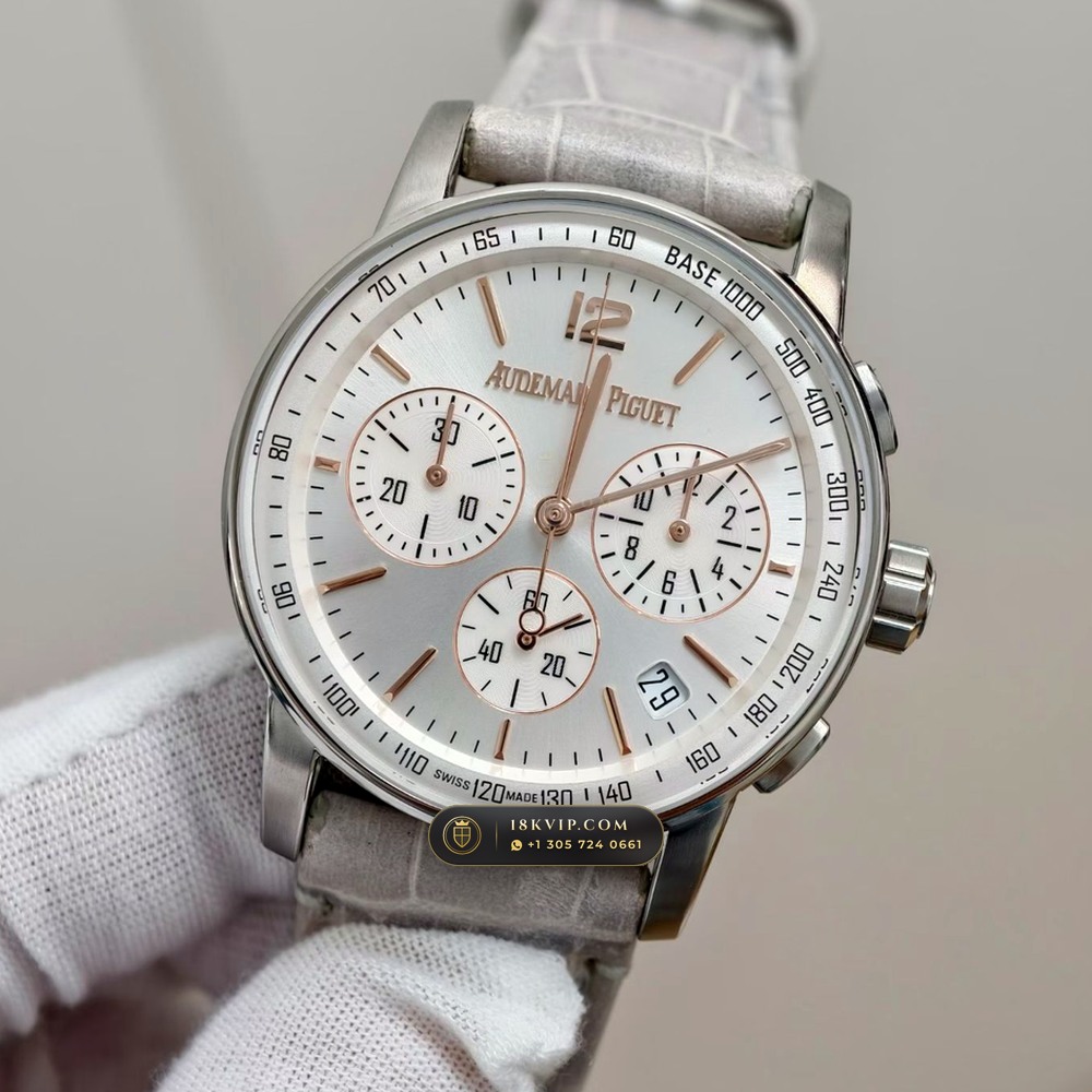 Audemars Piguet Code 11.59 Selfwinding Chronograph 41mm 18K Rose Gold Ref. 26393CR.OO.A009CR.01 — Private Vault Edition — Studio Gallery Plate III in 18K Rose Gold Au750 (136.5g Verified Mass, Audemars Piguet Cal. 4401 Flyback Chronograph)