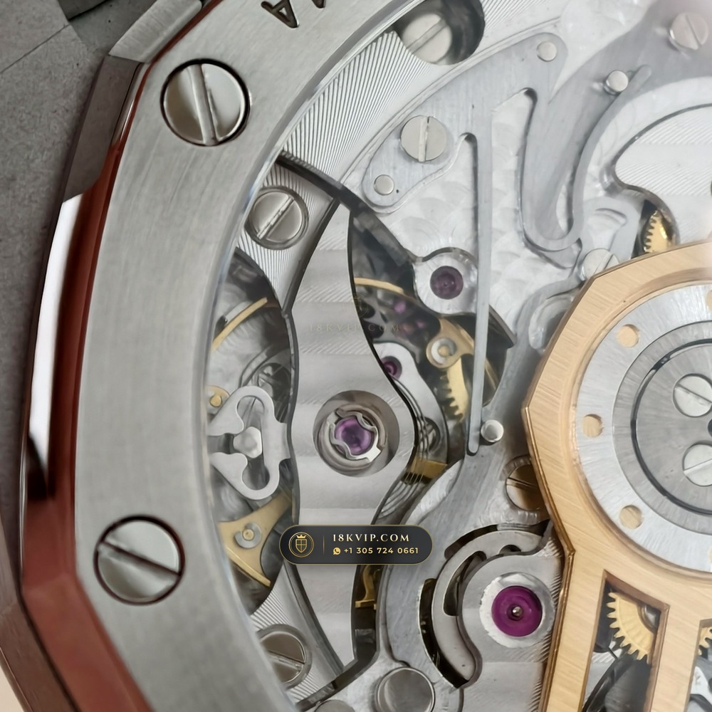 Audemars Piguet Royal Oak Selfwinding Chronograph 41mm Hand-Chamfered Bevel Spec Ref. 26240ST — Private Vault Edition — Studio Gallery Plate XIII in 904L Stainless Steel Custom Architecture (180.3g Verified Mass, Audemars Piguet Cal. 4401 Flyback Chronograph)