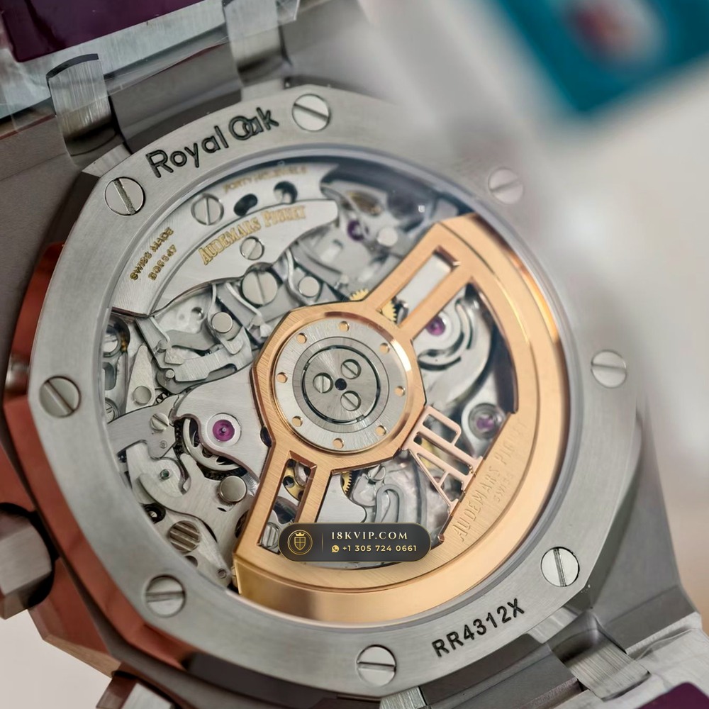 Audemars Piguet Royal Oak Selfwinding Chronograph 41mm Sapphire Caseback Spec Ref. 26240ST — Private Vault Edition — Studio Gallery Plate VI in 904L Stainless Steel Custom Architecture (180.1g Verified Mass, Audemars Piguet Cal. 4401 Flyback Chronograph)