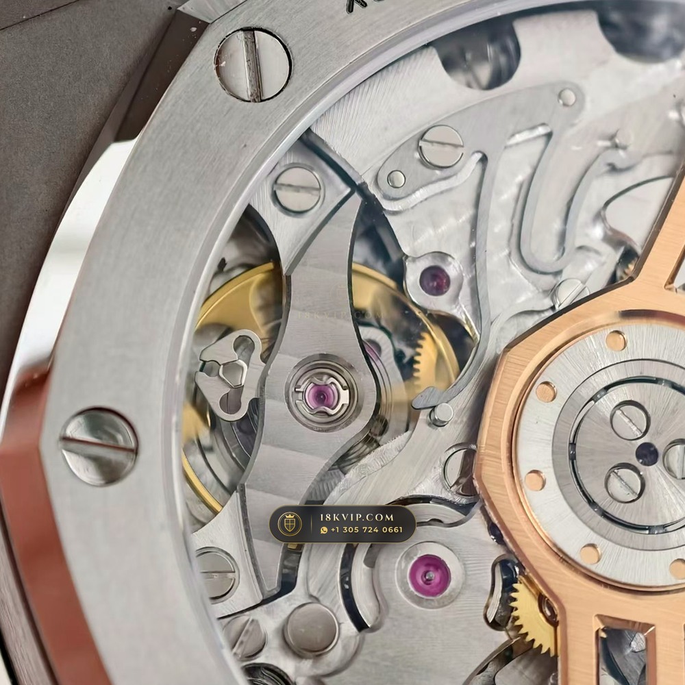 Audemars Piguet Royal Oak Selfwinding Chronograph 41mm Sapphire Caseback Spec Ref. 26240ST — Private Vault Edition — Studio Gallery Plate VII in 904L Stainless Steel Custom Architecture (180.1g Verified Mass, Audemars Piguet Cal. 4401 Flyback Chronograph)