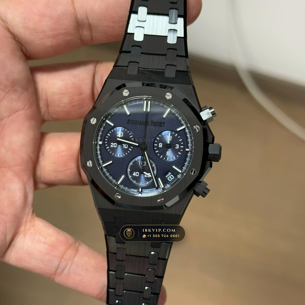 Audemars Piguet Royal Oak Selfwinding Chronograph 41mm Ref. 26240CE.OO.1225CE.98 — Private Vault Edition — Studio Gallery Plate IV in High-Tech Ceramic & Titanium (149.6g Verified Mass, Audemars Piguet Cal. 4401 Flyback Chronograph)