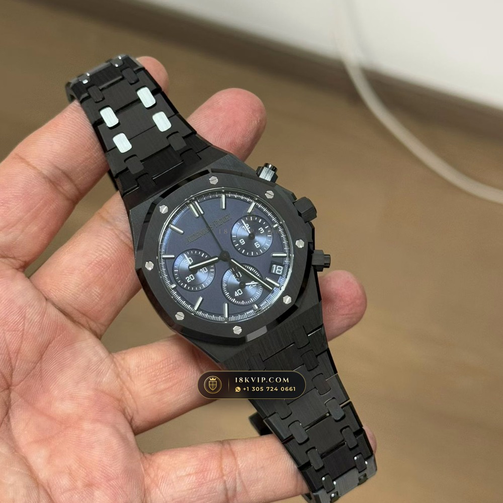 Audemars Piguet Royal Oak Selfwinding Chronograph 41mm Ref. 26240CE.OO.1225CE.98 — Private Vault Edition — Studio Gallery Plate V in High-Tech Ceramic & Titanium (149.6g Verified Mass, Audemars Piguet Cal. 4401 Flyback Chronograph)