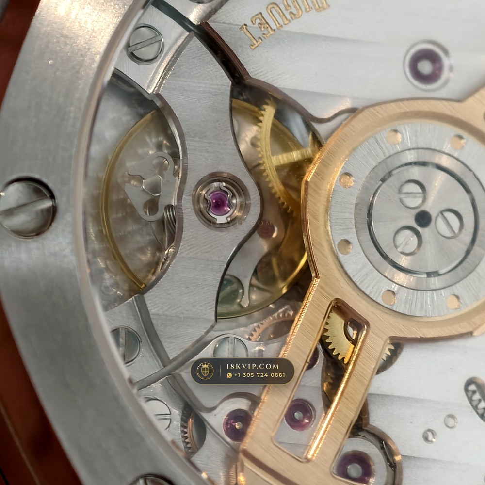 Audemars Piguet Royal Oak Selfwinding 41mm Custom Tapestry Dial Free-Sprung Calibre Ref. 15500ST — Private Vault Edition — Studio Gallery Plate XV in 904L Stainless Steel Custom Architecture (166.4g Verified Mass, Audemars Piguet Cal. 4302 - 70h Power Reserve)
