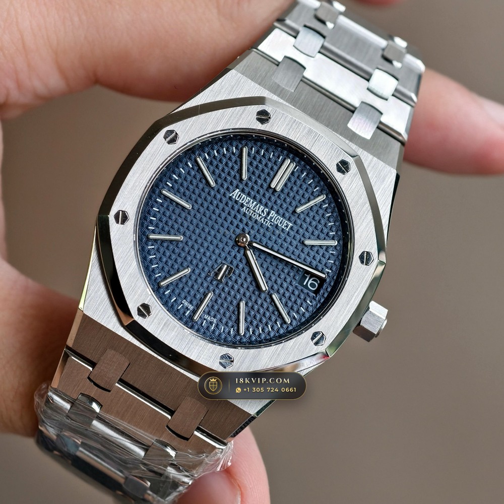 Audemars Piguet Royal Oak Jumbo Extra-Thin 39mm Ref. 15202ST.00.1240ST.01 — Private Vault Edition — Studio Gallery Plate III in 904L Stainless Steel Custom Architecture (103.4g Verified Mass, Audemars Piguet Cal. 2121 Ultra-Thin)