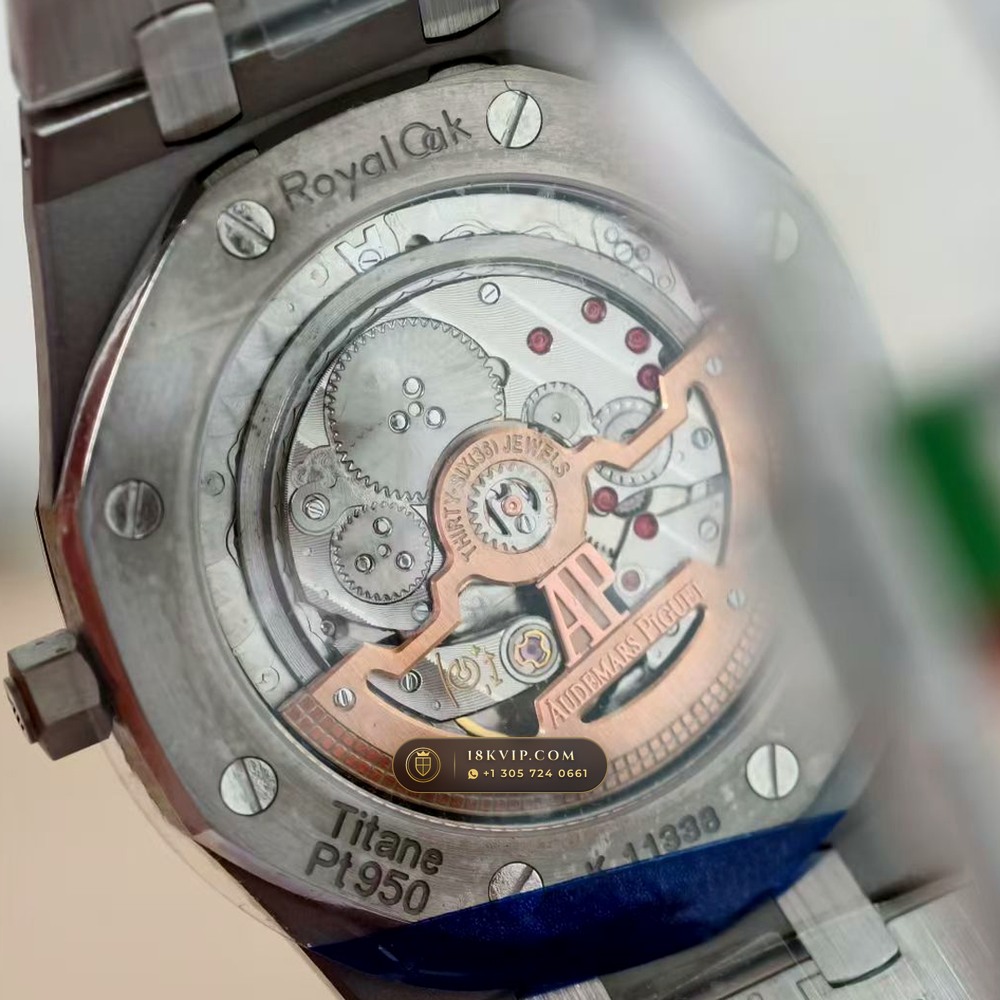 Audemars Piguet Royal Oak Jumbo Extra-Thin 39mm Geneva Atelier Spec Ref. 15202IP — Private Vault Edition — Studio Gallery Plate IX in 904L Stainless Steel Custom Architecture (94.1g Verified Mass, Audemars Piguet Cal. 2121 Ultra-Thin)