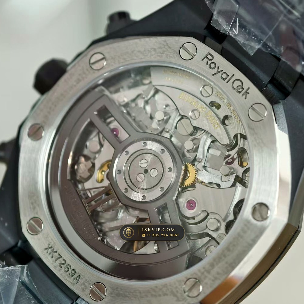 Audemars Piguet Royal Oak Selfwinding Chronograph 41mm Free-Sprung Calibre Ref. 26240CE — Private Vault Edition — Studio Gallery Plate VII in High-Tech Ceramic & Titanium (149.4g Verified Mass, Audemars Piguet Cal. 4401 Flyback Chronograph)
