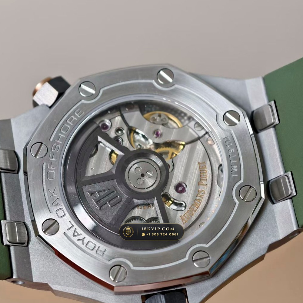 Audemars Piguet Royal Oak Offshore Diver 42mm Ref. 15720ST.OO.A052CA.01 — Private Vault Edition — Studio Gallery Plate VII in 904L Stainless Steel Custom Architecture (167.7g Verified Mass, Audemars Piguet Cal. 4308 / Cal. 3120)