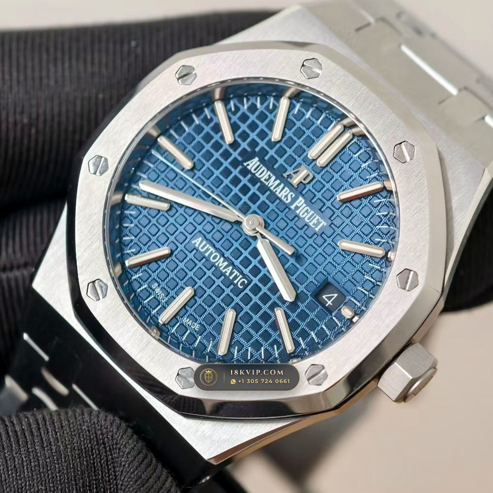 Audemars Piguet Royal Oak Selfwinding 37mm Hand-Chamfered Bevel Spec Ref. 15450ST — Private Vault Edition — Studio Gallery Plate III in 904L Stainless Steel Custom Architecture (132.7g Verified Mass, Audemars Piguet Cal. 3120 / Cal. 5900)