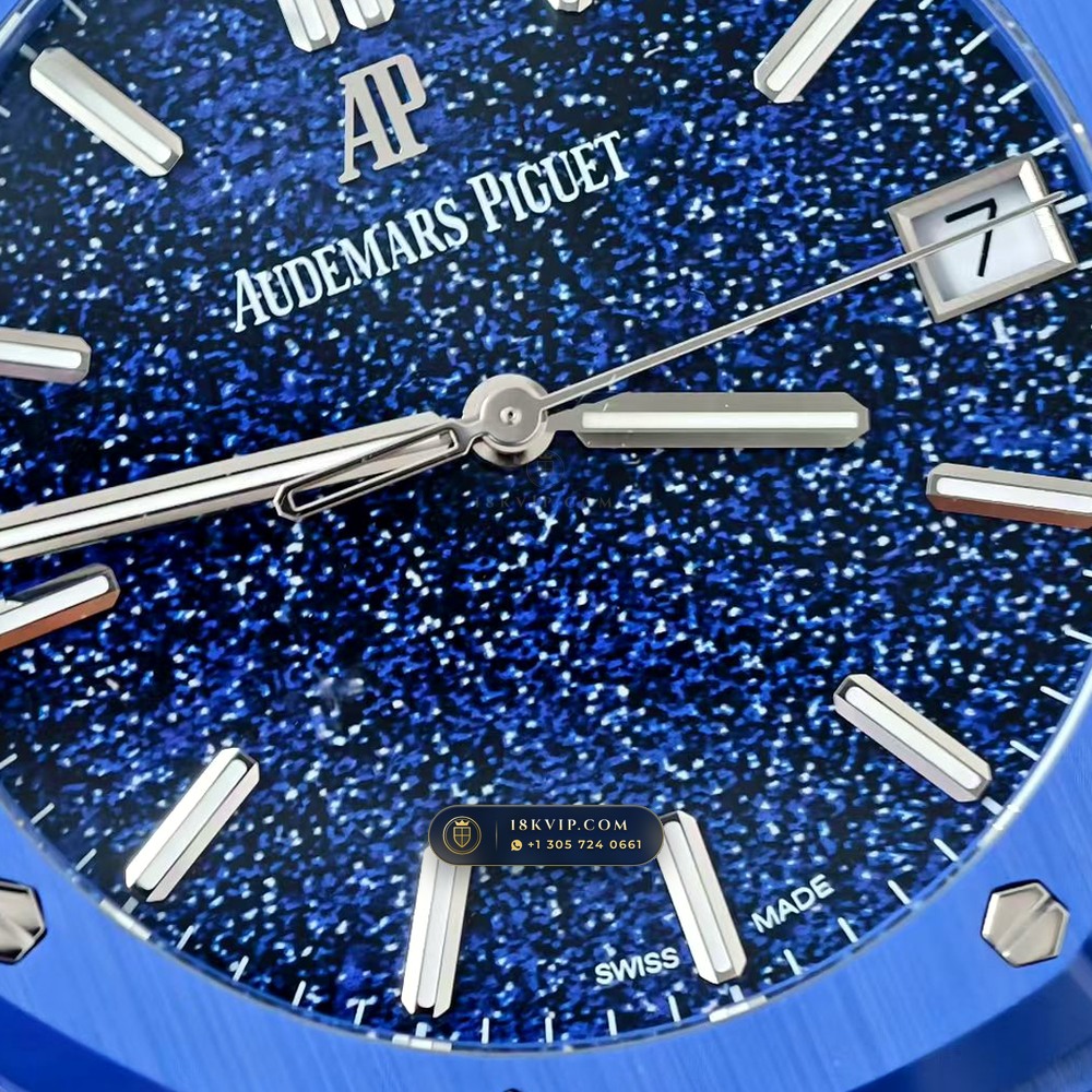 Audemars Piguet Royal Oak Selfwinding 41mm Starry Sky Dial Ref. 15500 — Private Vault Edition — Studio Gallery Plate IV in High-Tech Ceramic & Titanium (166.7g Verified Mass, Audemars Piguet Cal. 4302 - 70h Power Reserve)