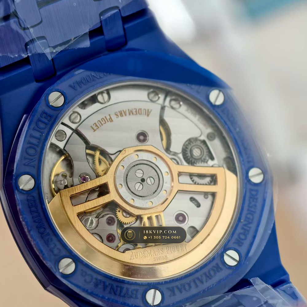 Audemars Piguet Royal Oak Selfwinding 41mm Starry Sky Dial Ref. 15500 — Private Vault Edition — Studio Gallery Plate VIII in High-Tech Ceramic & Titanium (166.7g Verified Mass, Audemars Piguet Cal. 4302 - 70h Power Reserve)