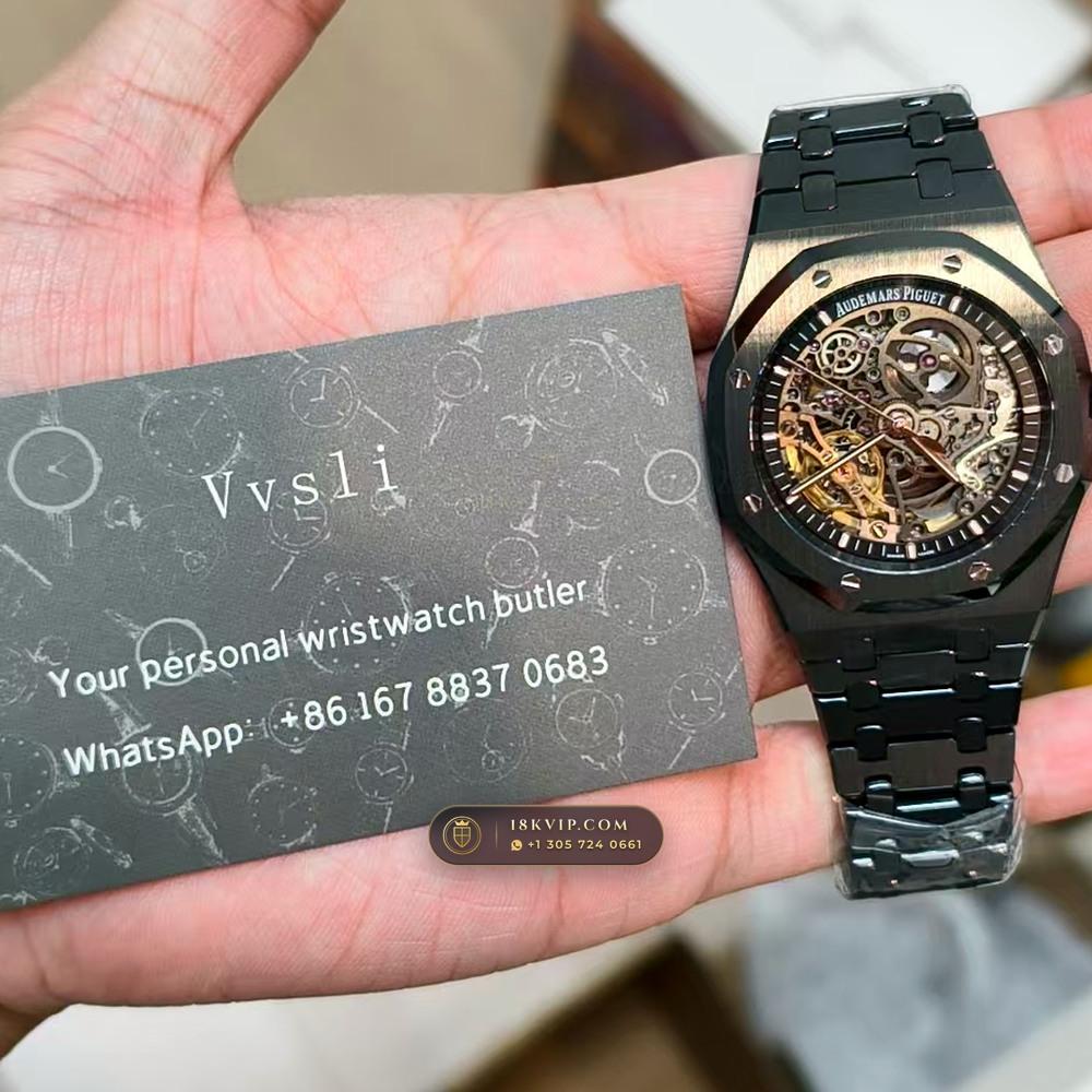 Audemars Piguet Royal Oak Double Balance Wheel Openworked 41mm Ref. 15416CE — Private Vault Edition — Studio Gallery Plate VIII in High-Tech Ceramic & Titanium (135.4g Verified Mass, Audemars Piguet Cal. 3132 Dual-Balance Openworked)