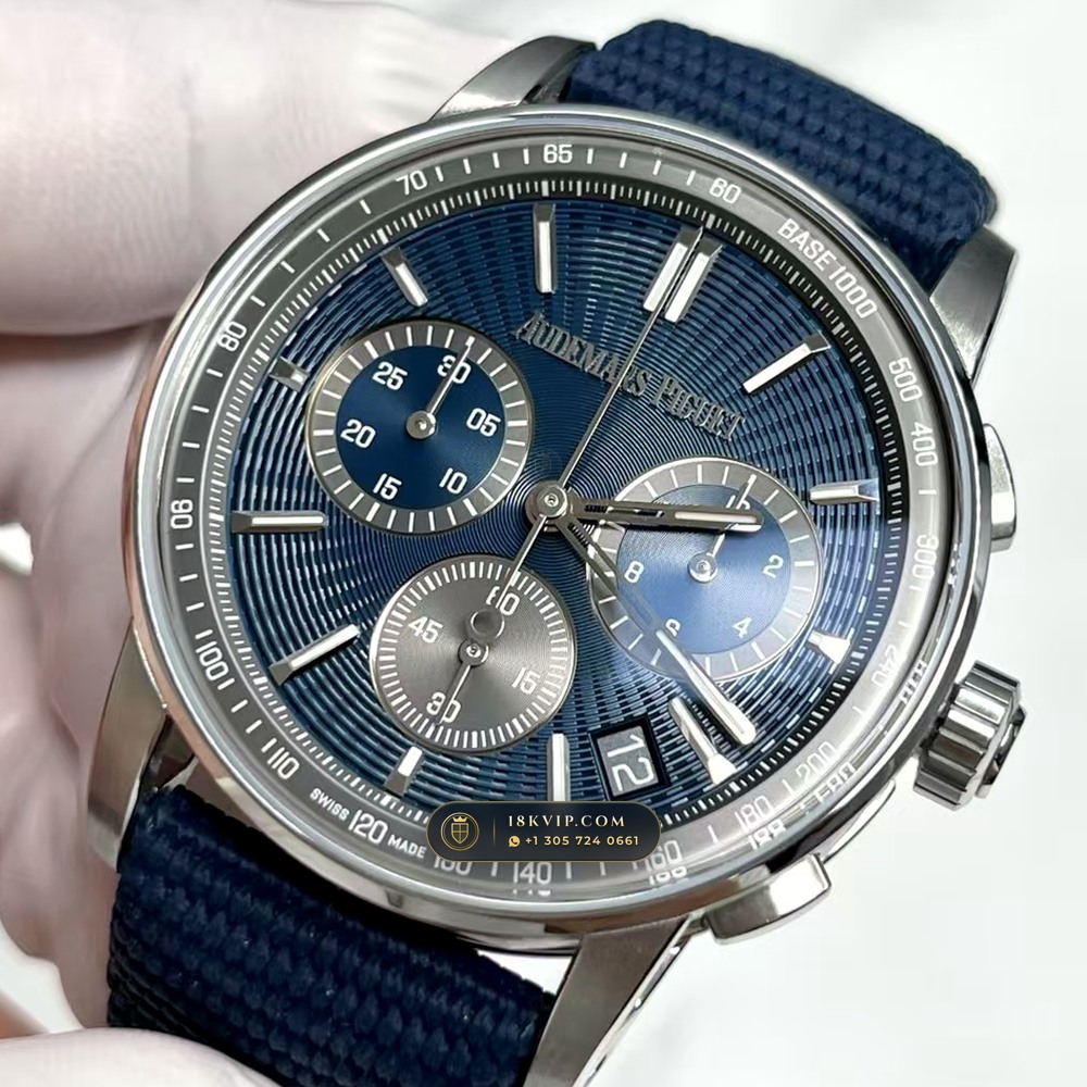 Audemars Piguet Code 11.59 Selfwinding Chronograph 41mm Ref. 26393ST.OO.A348KB.01 — Private Vault Edition — Studio Gallery Plate III in 904L Stainless Steel Custom Architecture (107.5g Verified Mass, Audemars Piguet Cal. 4401 Flyback Chronograph)