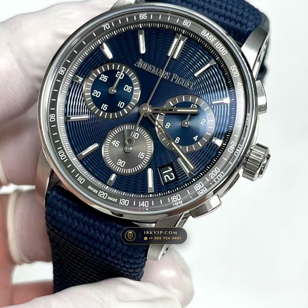 Audemars Piguet Code 11.59 Selfwinding Chronograph 41mm Ref. 26393ST.OO.A348KB.01 — Private Vault Edition — Studio Gallery Plate VIII in 904L Stainless Steel Custom Architecture (107.5g Verified Mass, Audemars Piguet Cal. 4401 Flyback Chronograph)