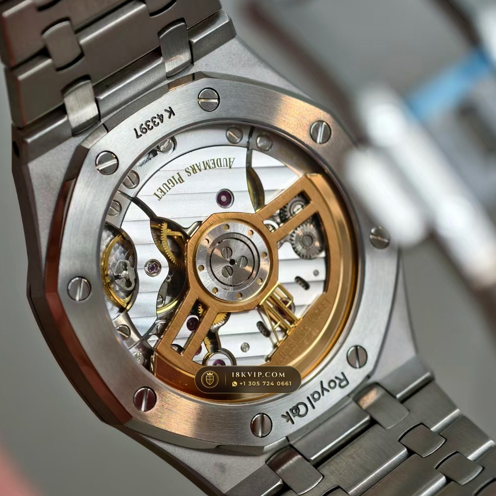 Audemars Piguet Royal Oak Selfwinding 41mm Sunray Emerald / Khaki Green Dial Ref. 15510ST — Private Vault Edition — Studio Gallery Plate VIII in 904L Stainless Steel Custom Architecture (166.6g Verified Mass, Audemars Piguet Cal. 4302 - 70h Power Reserve)