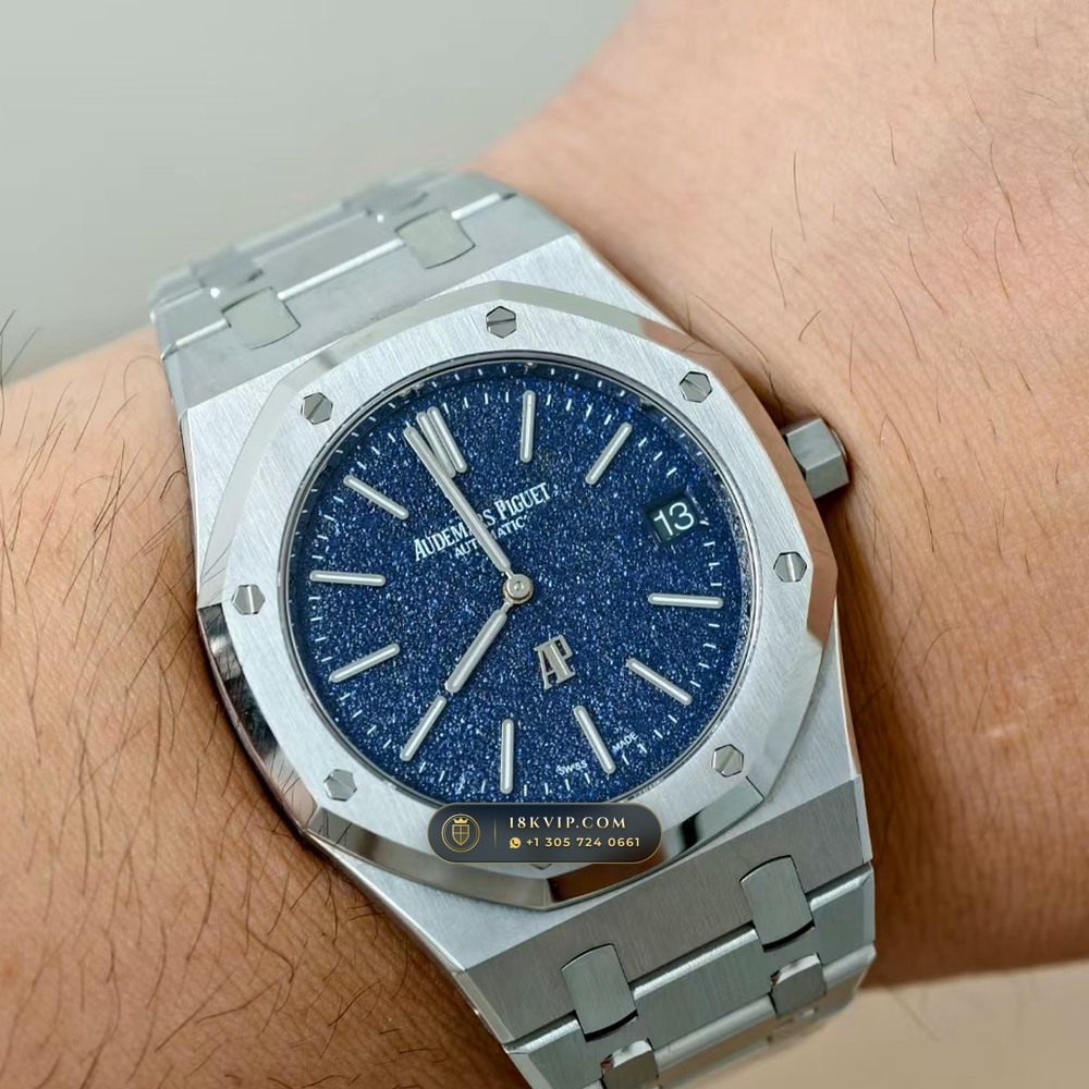 Audemars Piguet Royal Oak Jumbo Extra-Thin 39mm Ref. 16202 — Private Vault Edition — Studio Gallery Plate VIII in 904L Stainless Steel Custom Architecture (103.7g Verified Mass, Audemars Piguet Cal. 7121)