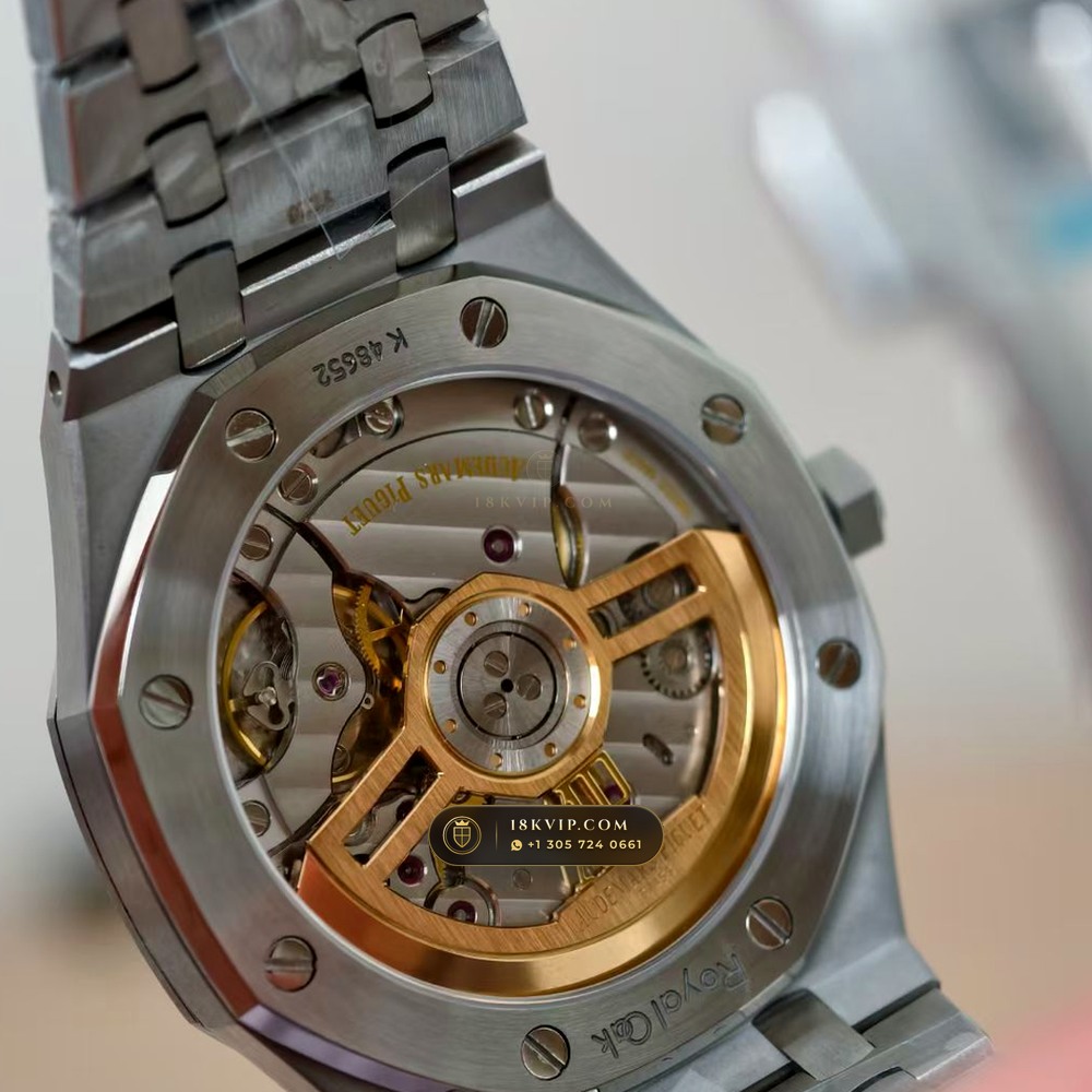 Audemars Piguet Royal Oak Selfwinding 41mm Hand-Chamfered Bevel Spec Ref. 15500ST — Private Vault Edition — Studio Gallery Plate X in 904L Stainless Steel Custom Architecture (166.6g Verified Mass, Audemars Piguet Cal. 4302 - 70h Power Reserve)