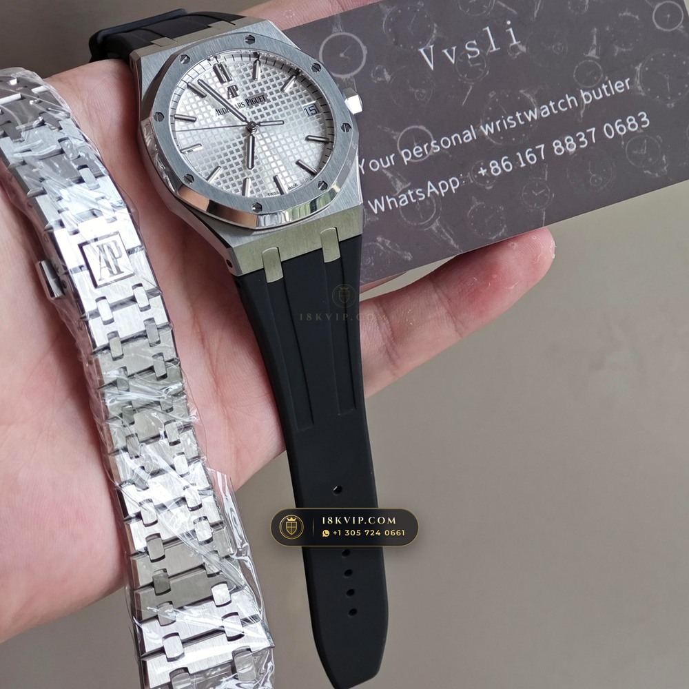 Audemars Piguet Royal Oak Selfwinding 41mm Ref. 15500ST — Private Vault Edition — Studio Gallery Plate IX in 904L Stainless Steel Custom Architecture (166.2g Verified Mass, Audemars Piguet Cal. 4302 - 70h Power Reserve)