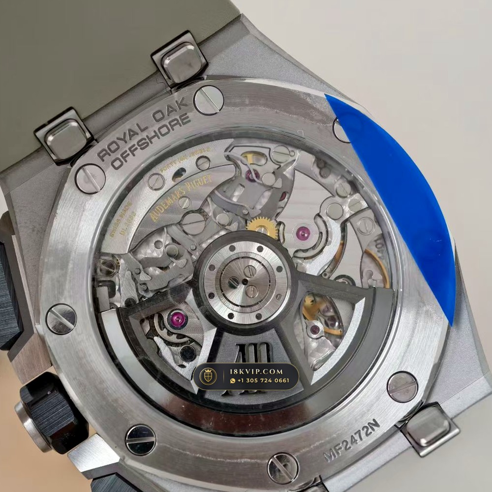 Audemars Piguet Royal Oak Offshore Selfwinding Chronograph 43mm Ref. 26420SO.OO.A600CA.01 — Private Vault Edition — Studio Gallery Plate VII in 904L Stainless Steel Custom Architecture (174.6g Verified Mass, Audemars Piguet Cal. 4401 Flyback Chronograph)