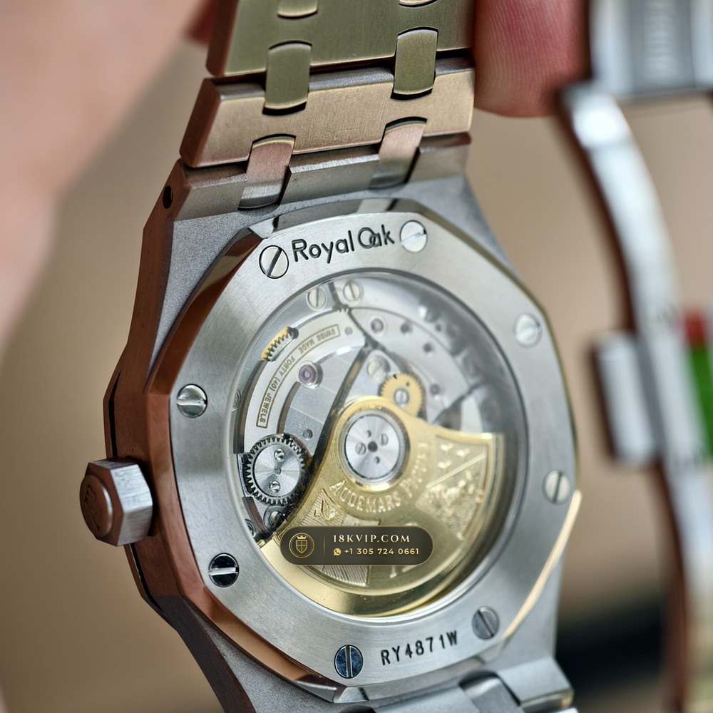 Audemars Piguet Royal Oak Selfwinding 37mm Ref. 15450ST — Private Vault Edition — Studio Gallery Plate VII in 904L Stainless Steel Custom Architecture (132.7g Verified Mass, Audemars Piguet Cal. 3120 / Cal. 5900)