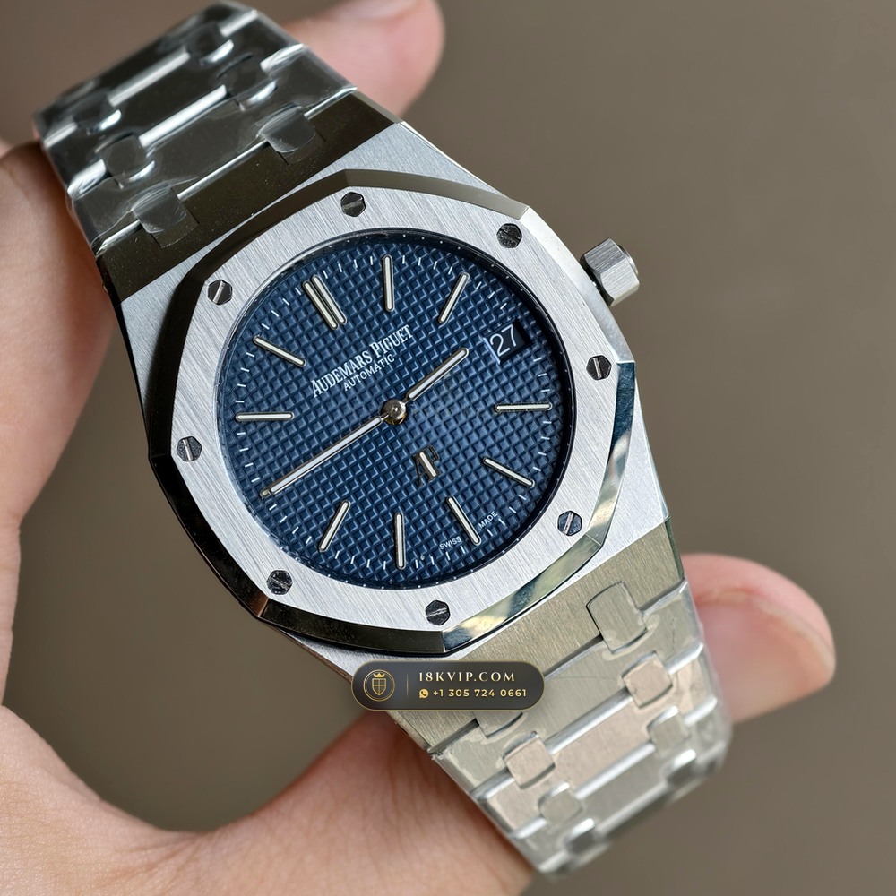 Audemars Piguet Royal Oak Jumbo Extra-Thin 39mm Ref. 15202ST.OO.1240ST.01 — Private Vault Edition — Studio Gallery Plate II in 904L Stainless Steel Custom Architecture (103.2g Verified Mass, Audemars Piguet Cal. 2121 Ultra-Thin)