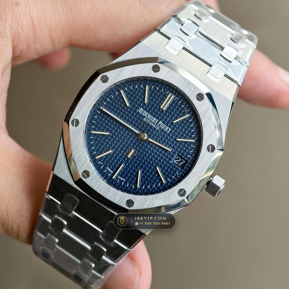 Audemars Piguet Royal Oak Jumbo Extra-Thin 39mm Ref. 15202ST.OO.1240ST.01 — Private Vault Edition — Studio Gallery Plate III in 904L Stainless Steel Custom Architecture (103.2g Verified Mass, Audemars Piguet Cal. 2121 Ultra-Thin)