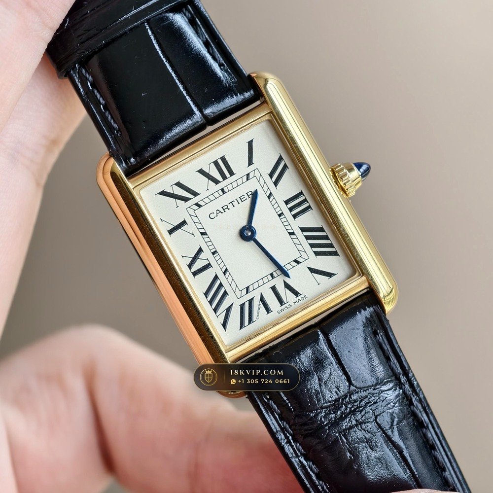 Cartier Tank Louis Cartier Large 18K Yellow Gold Ref. WGTA0011 — Private Vault Edition — Studio Gallery Plate II in 18K Yellow Gold Au750 (45.9g Verified Mass, Cartier Manufacture Cal. 1917 MC)