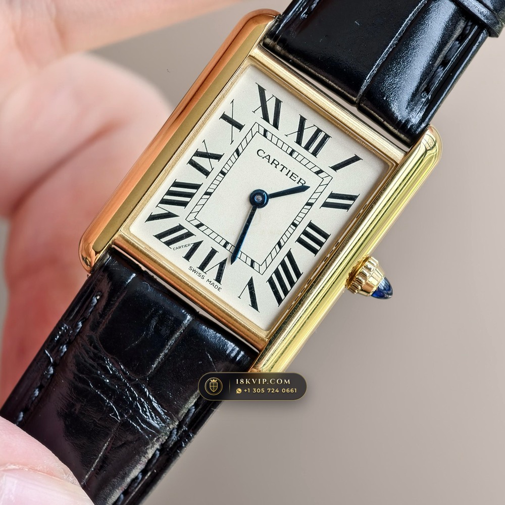Cartier Tank Louis Cartier Large 18K Yellow Gold Ref. WGTA0011 — Private Vault Edition — Studio Gallery Plate III in 18K Yellow Gold Au750 (45.9g Verified Mass, Cartier Manufacture Cal. 1917 MC)