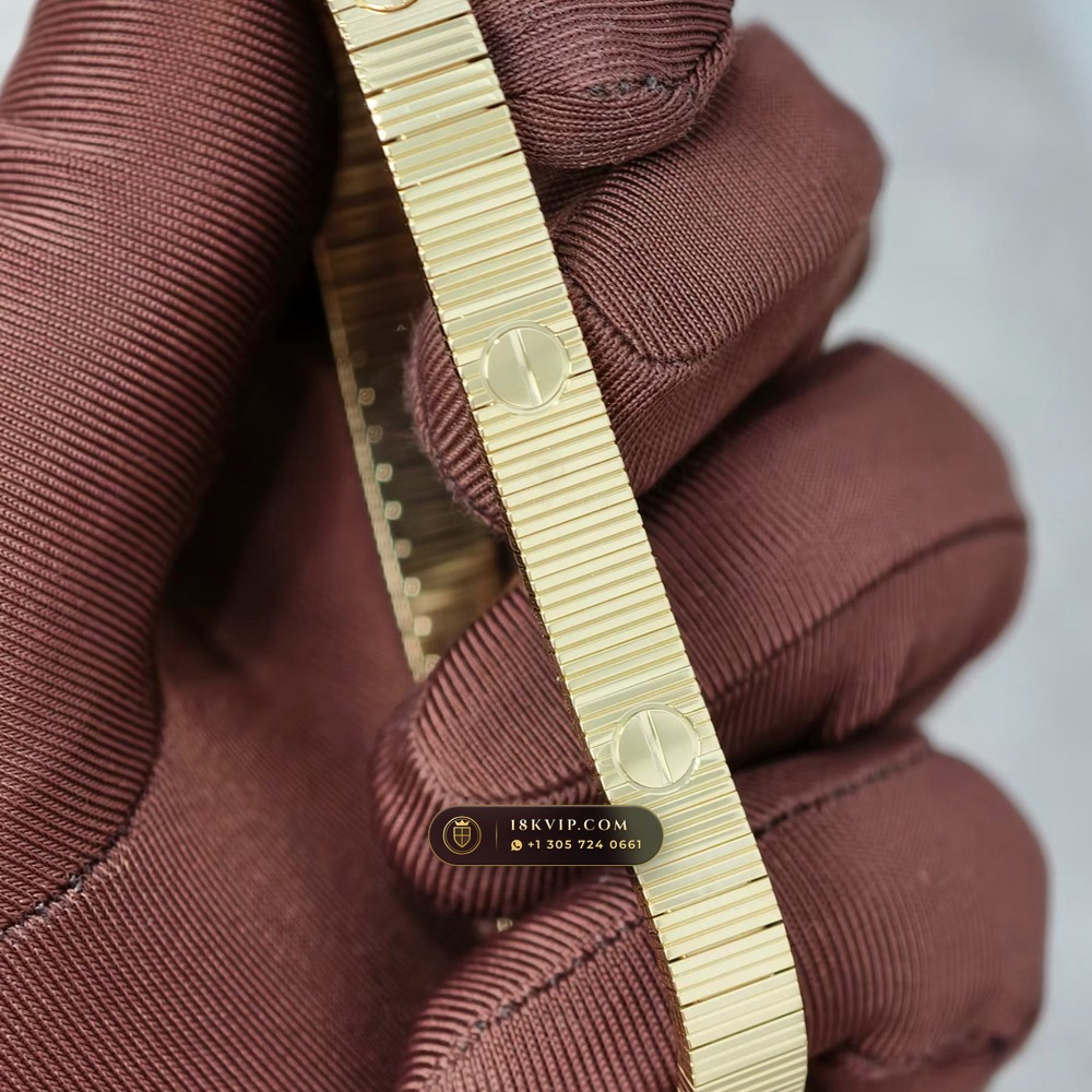 Cartier Love Unlimited Bracelet Timepiece 18K Rose Gold Ref. WJLO0002 — Private Vault Edition — Studio Gallery Plate III in 18K Rose Gold Au750 (64.5g Verified Mass, Cartier Swiss Horological Movement)
