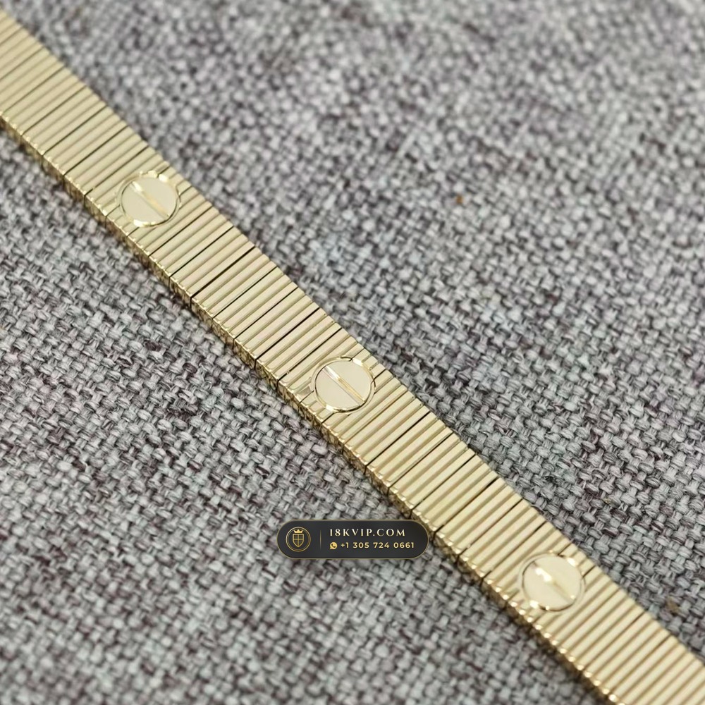 Cartier Love Unlimited Bracelet Timepiece 18K Rose Gold Ref. WJLO0002 — Private Vault Edition — Studio Gallery Plate V in 18K Rose Gold Au750 (64.5g Verified Mass, Cartier Swiss Horological Movement)