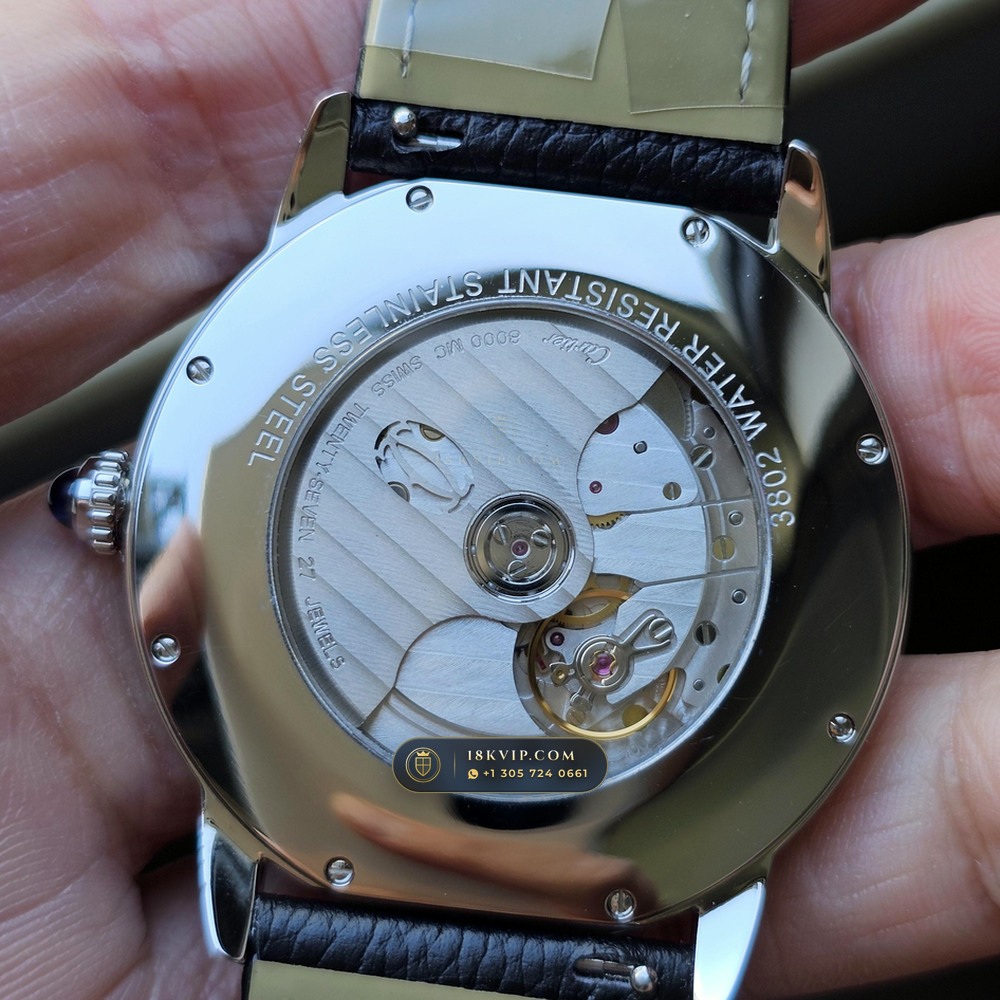 Cartier Ronde Solo de Cartier 36mm Roman Dial Cal. 8000MC Ref. W6701005 — Private Vault Edition — Studio Gallery Plate VI in 904L Stainless Steel Custom Architecture (56.2g Verified Mass, Cartier Automatic Cal. 049)