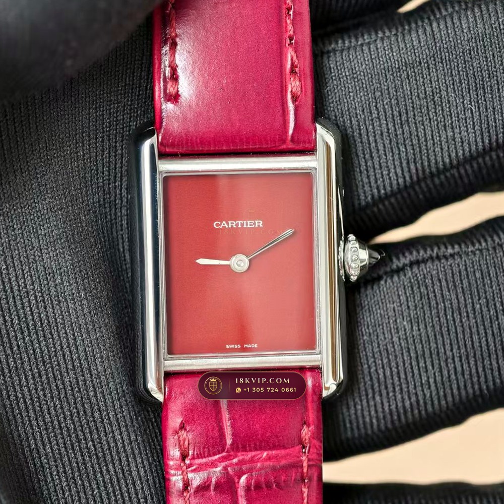 Cartier Tank Must Medium Classic Silvered Dial Ref. WSTA0041 — Private Vault Edition — Studio Gallery Plate III in 904L Stainless Steel Custom Architecture (45.5g Verified Mass, Cartier Manufacture Cal. 1917 MC)