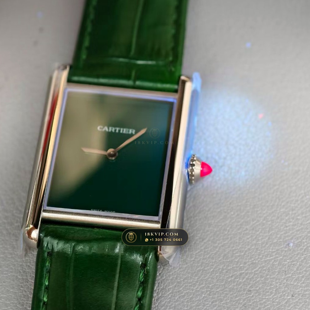 Cartier Tank Must Medium Classic Silvered Dial Ref. WSTA0041 — Private Vault Edition — Studio Gallery Plate IX in 904L Stainless Steel Custom Architecture (45.5g Verified Mass, Cartier Manufacture Cal. 1917 MC)
