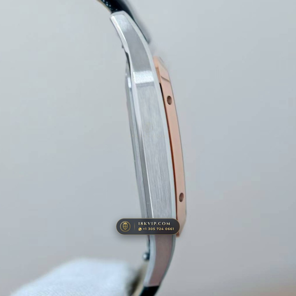 Cartier Santos-Dumont Medium Roman Dial Alligator Strap Ref. WSSA0023 — Private Vault Edition — Studio Gallery Plate IV in 904L Stainless Steel Custom Architecture (115.9g Verified Mass, Cartier Manufacture Cal. 1847 MC / Skeleton Cal. 9611 MC)