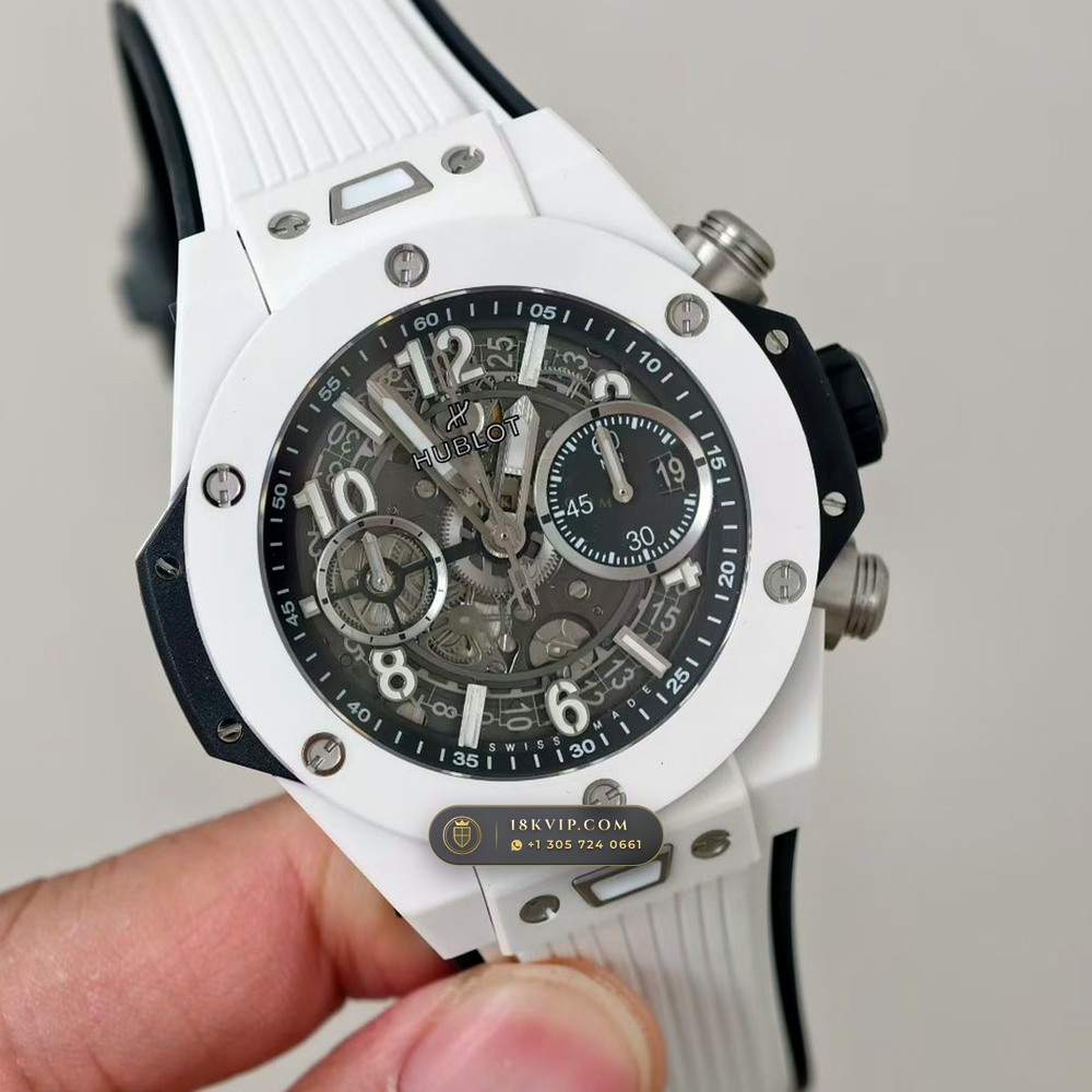 Hublot Big Bang Unico Flyback Chronograph 42mm Ref. 441.NX.1171.RX — Private Vault Edition — Studio Gallery Plate II in Grade 5 Titanium Monobloc (120.2g Verified Mass, Hublot Unico Flyback Chronograph Cal. HUB1280)