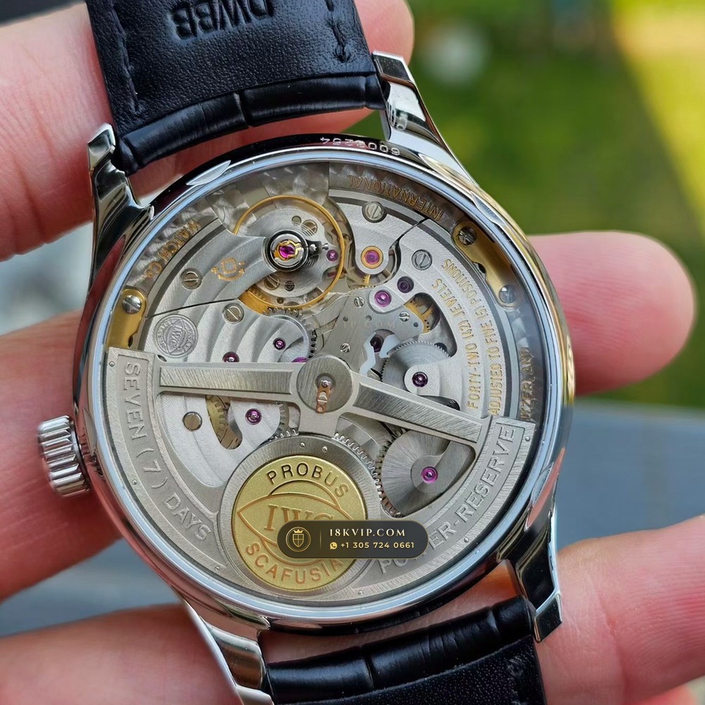 IWC Schaffhausen IWC Portugieser Automatic 7-Days Power Reserve 42.3mm Cal. 51011 Ref. IW500704 — Private Vault Edition — Studio Gallery Plate VI in 904L Stainless Steel Custom Architecture (98.1g Verified Mass, IWC Manufacture Cal. 69355 / Cal. 52010)