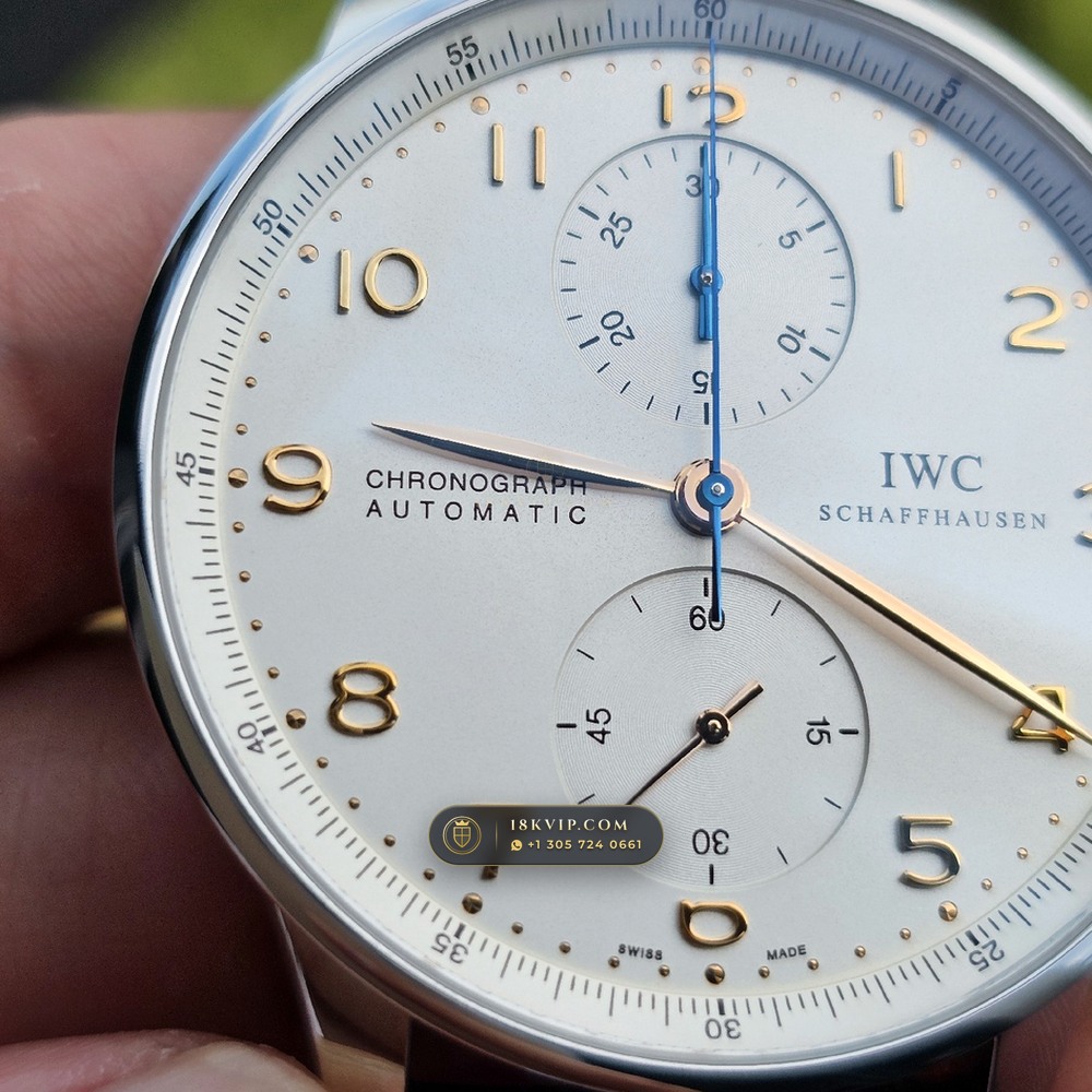 IWC Schaffhausen IWC Portugieser Chronograph 40.9mm Silver Dial Ref. IW371445 — Private Vault Edition — Studio Gallery Plate III in 904L Stainless Steel Custom Architecture (81.5g Verified Mass, IWC Manufacture Cal. 69355 / Cal. 52010)