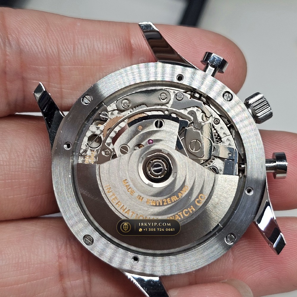 IWC Schaffhausen IWC Portugieser Chronograph 40.9mm Silver Dial Ref. IW371445 — Private Vault Edition — Studio Gallery Plate V in 904L Stainless Steel Custom Architecture (81.5g Verified Mass, IWC Manufacture Cal. 69355 / Cal. 52010)